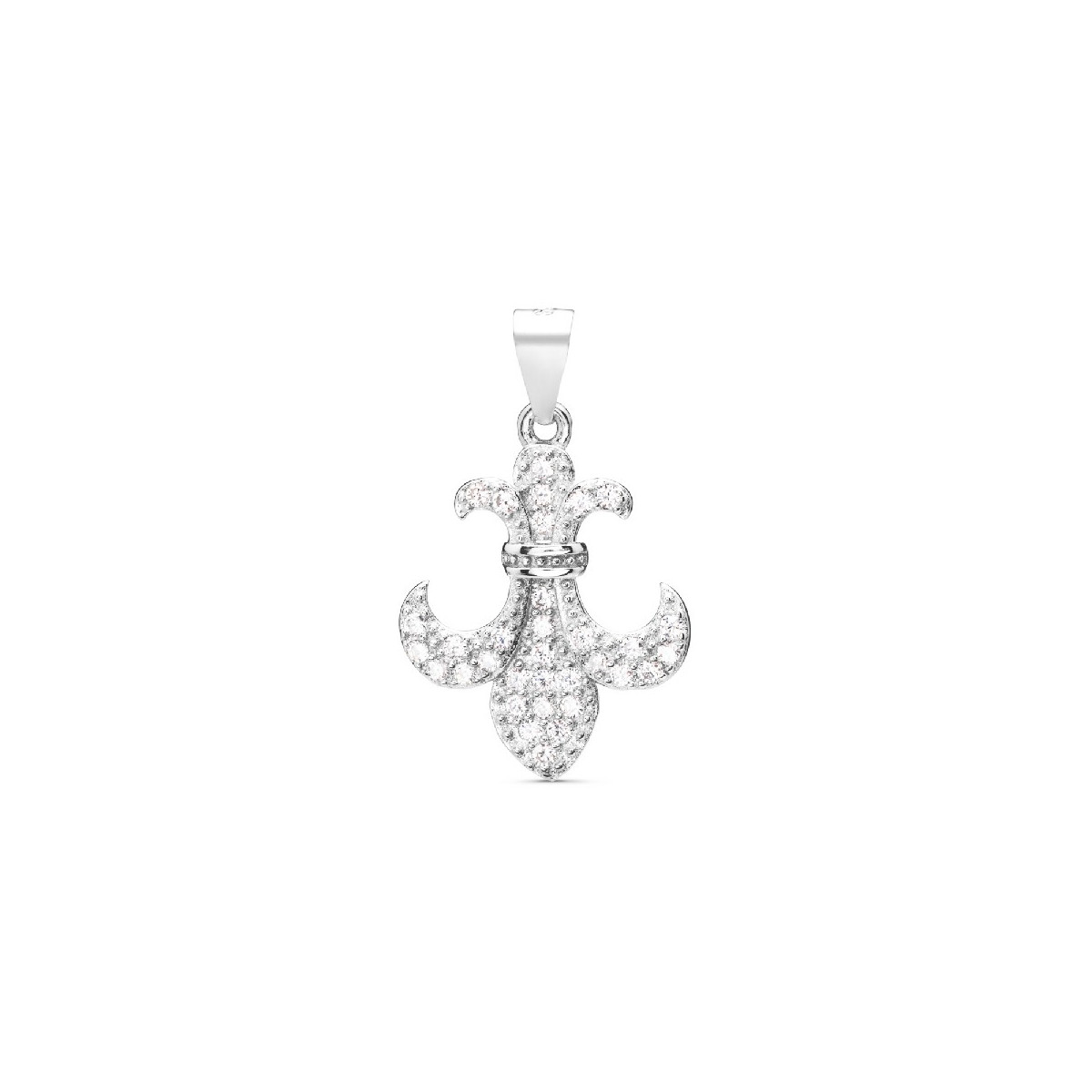 FLOR DE LIS CON CIRCONITAS - CO2685
