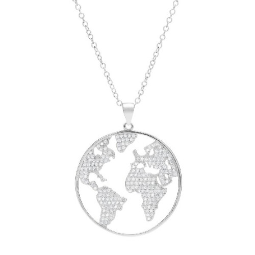 COLGANTE MUNDO 30MM CIRCONITAS - CO2703/04