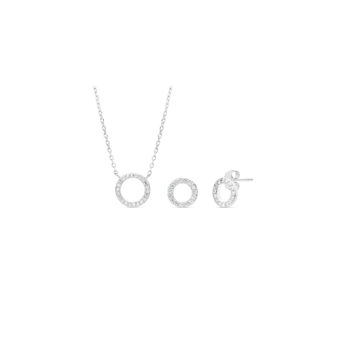 JUEGO KARMA CIRCONITAS. COLGANTE CON CADENA. - JU3010