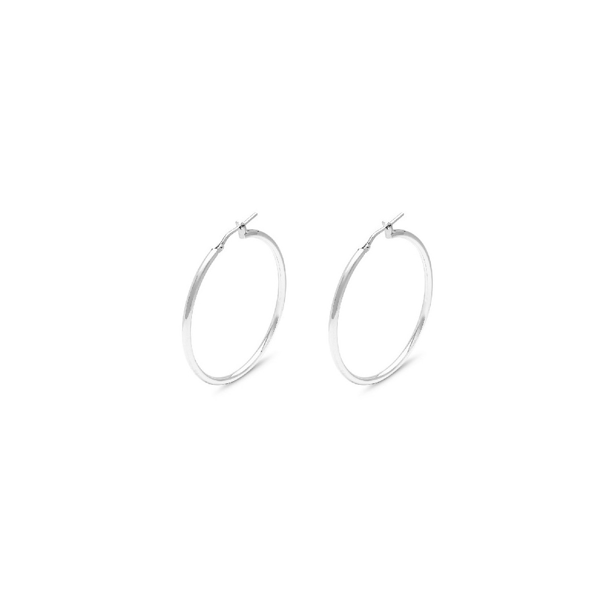 PENDIENTE ARO 2 X 35 MM RODIO - PE5287R