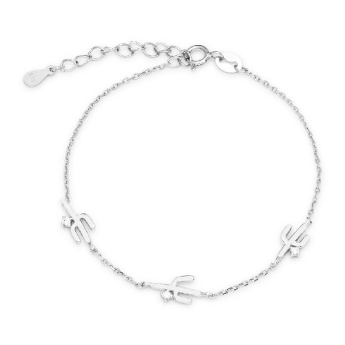 PULSERA 3 CACTUS EN LINEZ CIRCONITA - PU4659