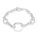 PULSERA ESLABONES HUECOS CUADRADO CENTRO - PU4668 PULSERA ESLABONES HUECOS CUADRADO CENTRO - PU4668