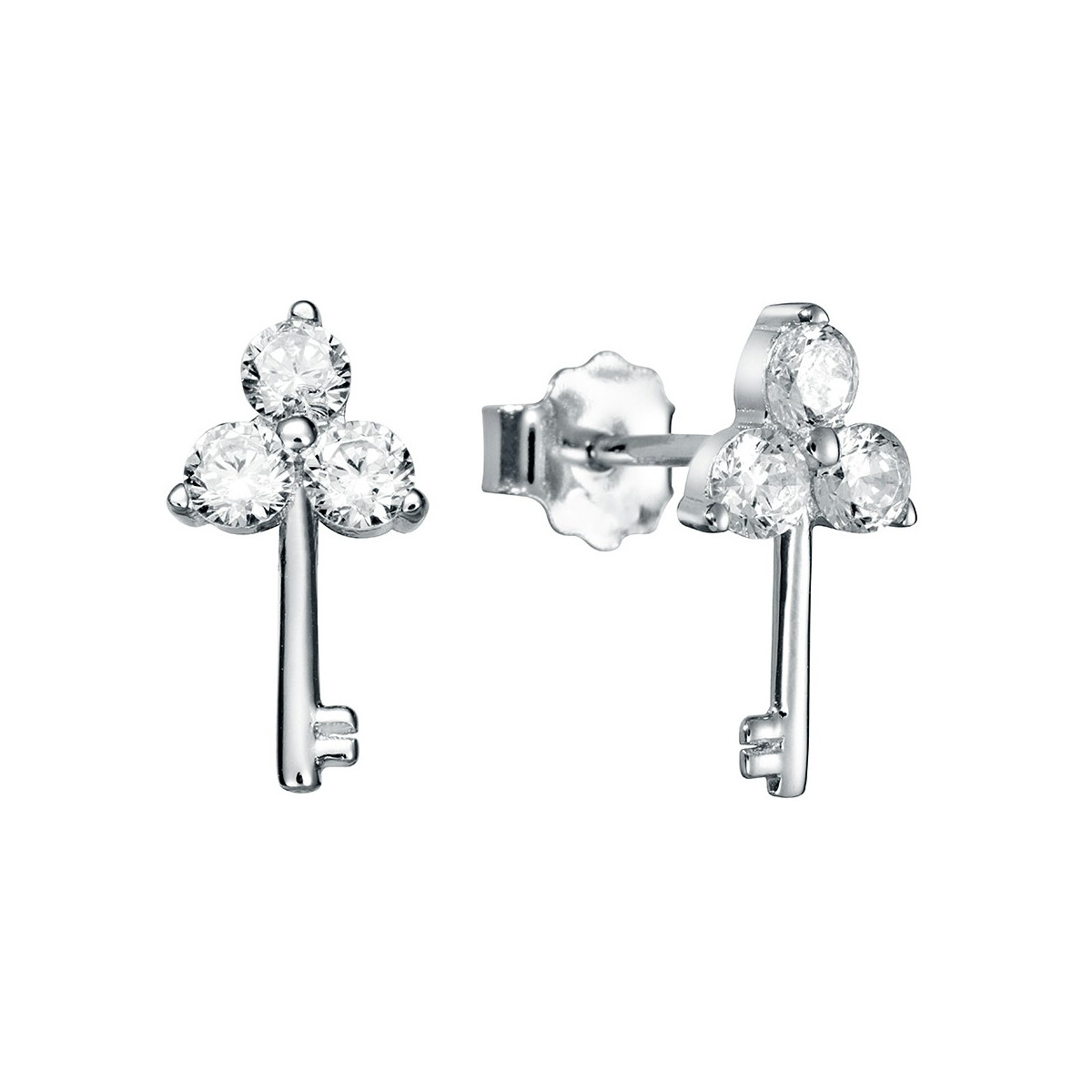 PENDIENTE LLAVE 3 CIRCONITAS - PE4565