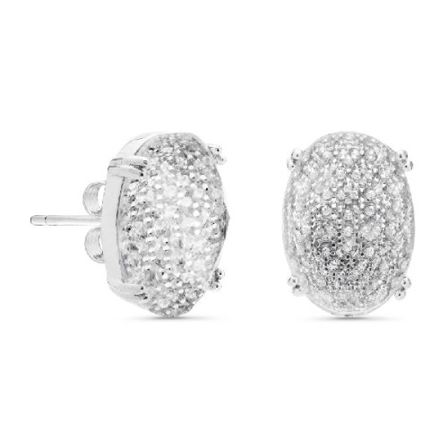 PEND. OVAL MICRO+PIEDRA ENCIMA FACETADA - PE5392/04