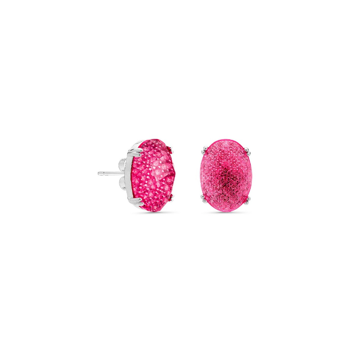 PEND. OVAL MICRO+PIEDRA ENCIMA FACETADA - PE5392/13