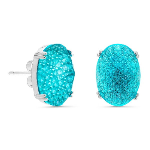 PEND.OVAL MICRO+PIEDRA ENCIMA FACETADA - PE5392/18