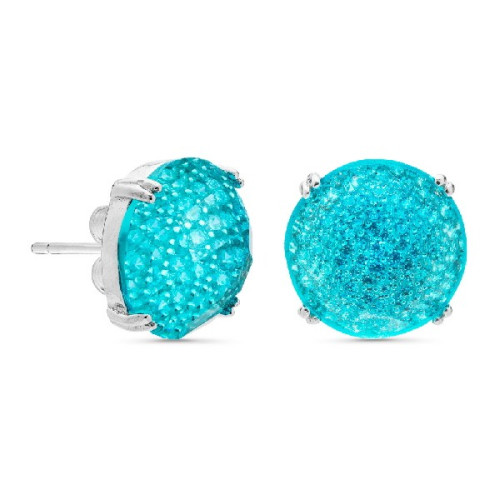 PENDIENTE REDONDO MICRO+PIEDRA ENCIMA FACETADA - PE5393/18