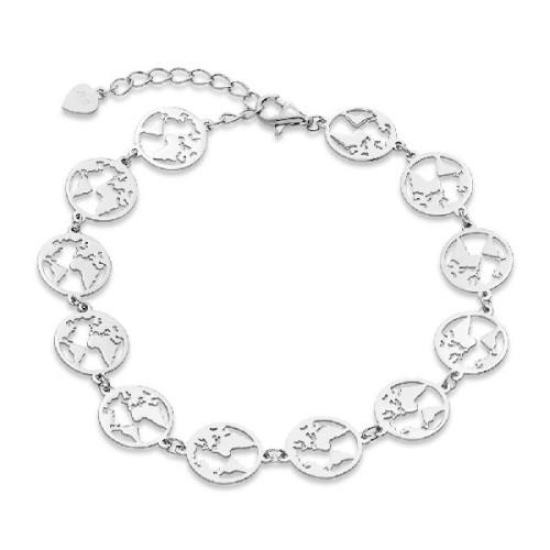 PULSERA MUNDOS 10MM ENTERA EN LINEA - PU4707R
