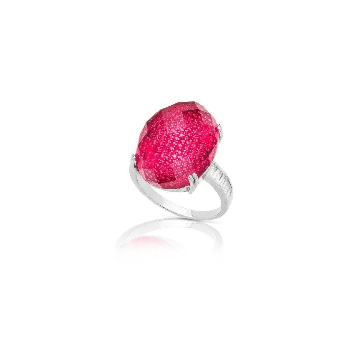 SORTIJA OVAL MICRO+PIEDRA ENCIMA BRAZO CIRCONITA - SO1403/13