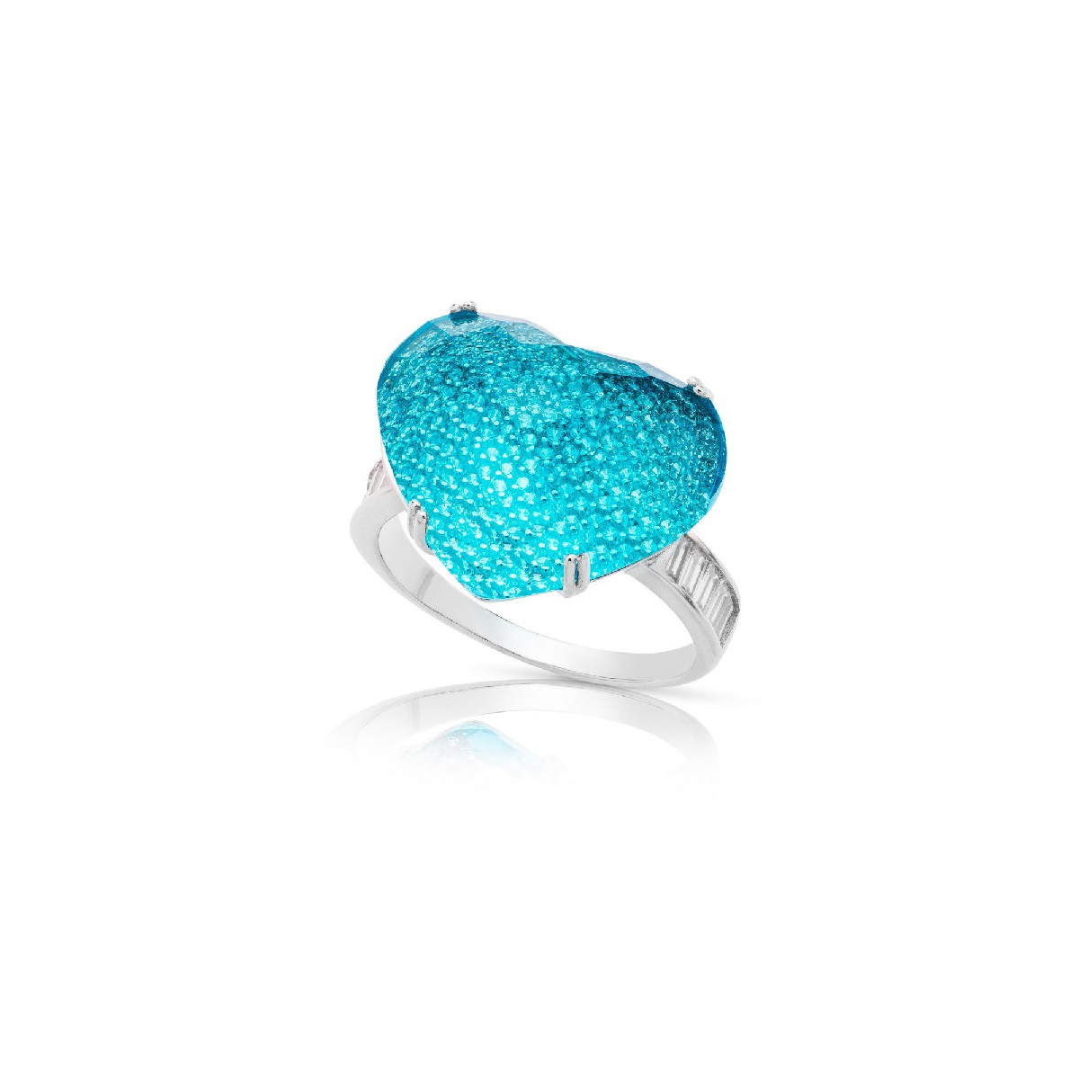 SORTIJA CORAZON MICRO+PIEDRA ENCIMA BRAZO CIRCONITA - SO1404/18