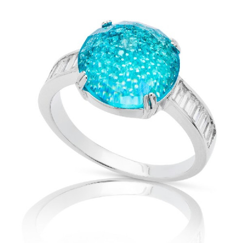 SORTIJA REDONDA MICRO+PIEDRA ENCIMA BRAZO CIRCONITA - SO1405/18