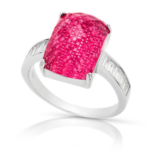 SORTIJA RECTANG MICRO+PIEDRA ENCIMA  - SO1406/13