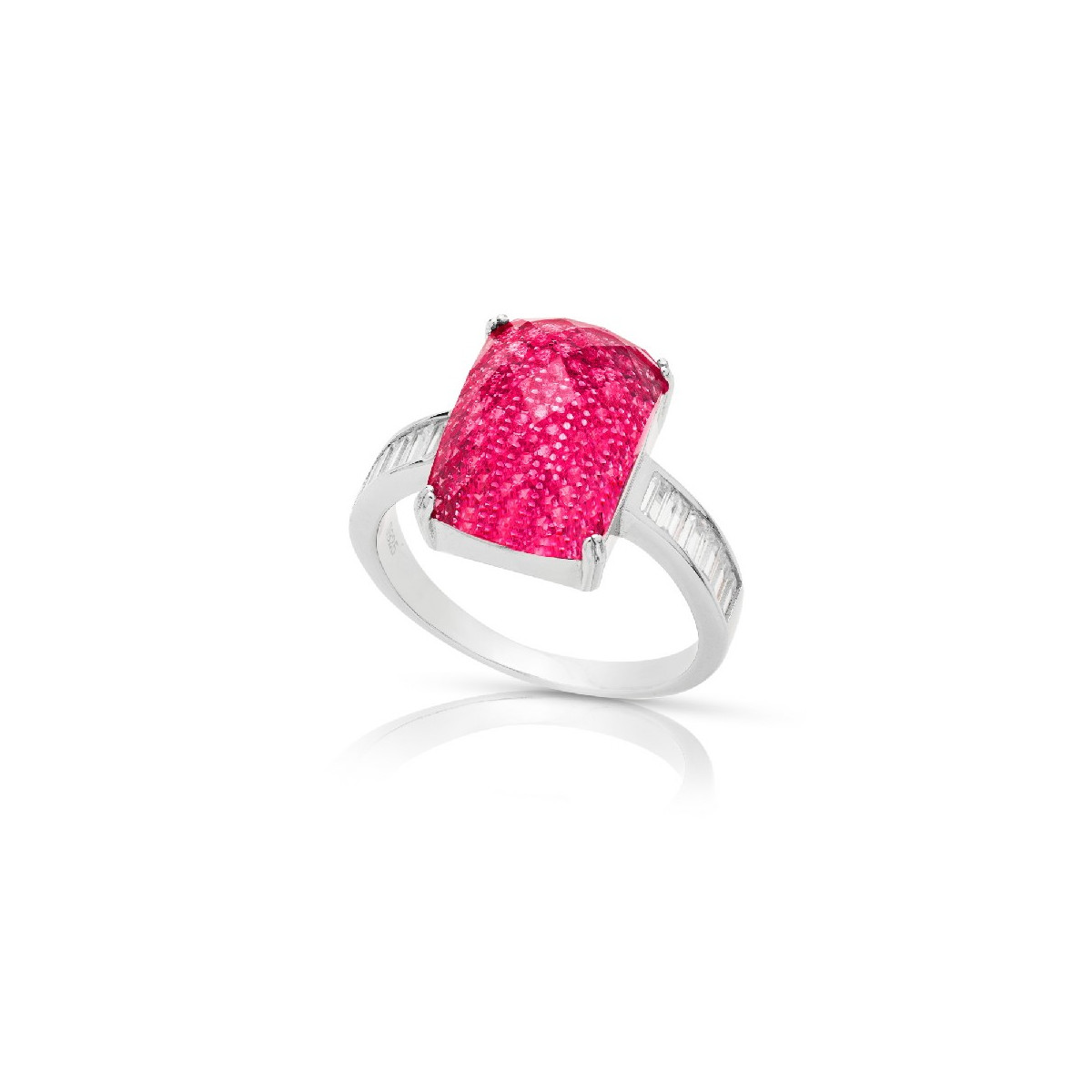 SORTIJA RECTANG MICRO+PIEDRA ENCIMA  - SO1406/13