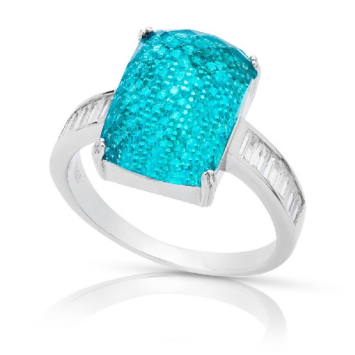 SORTIJA RECTANG MICRO+PIEDRA ENCIMA  - SO1406/18