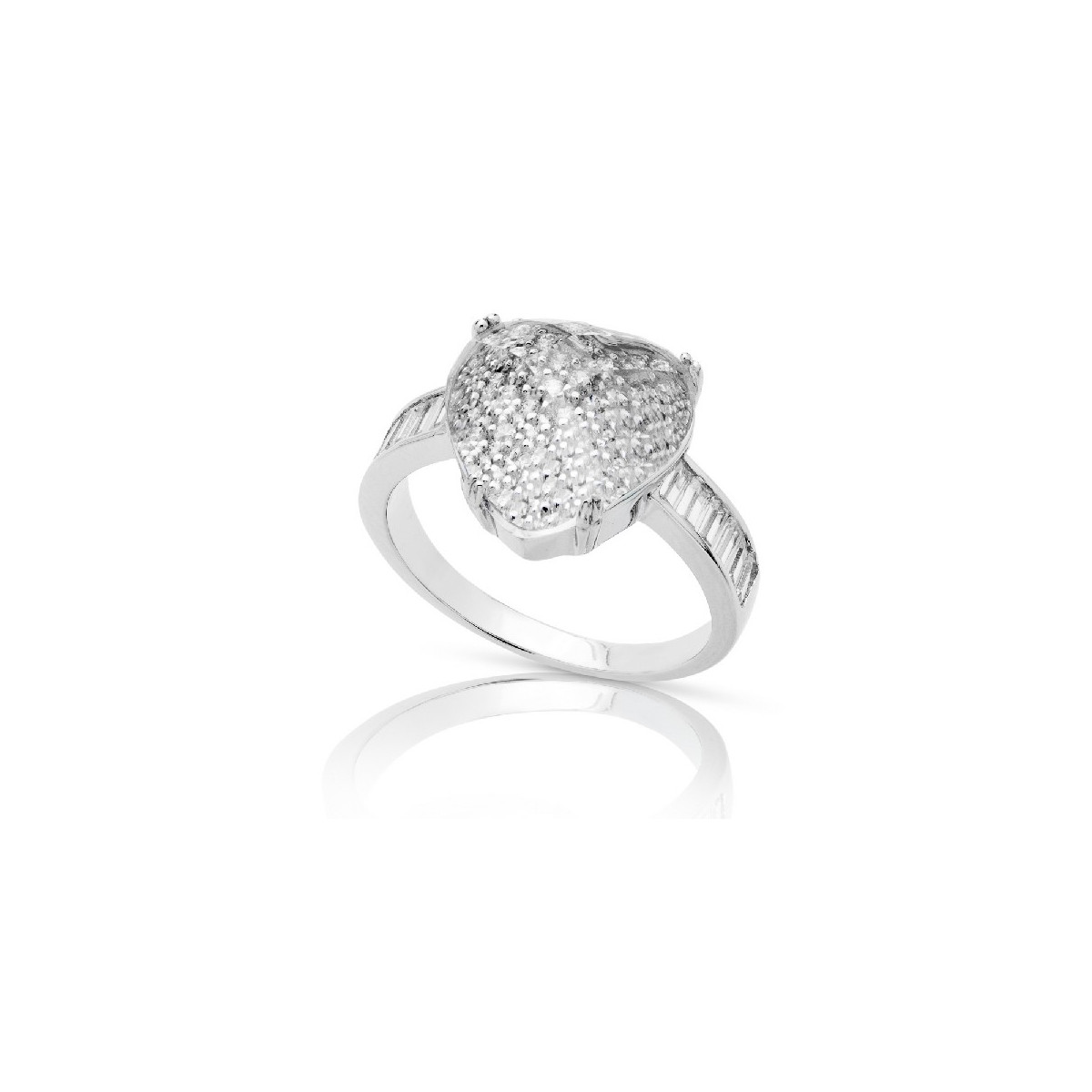 SORTIJA CORAZON MICRO PEQ.+PIEDRA FACETADA - SO1408/04