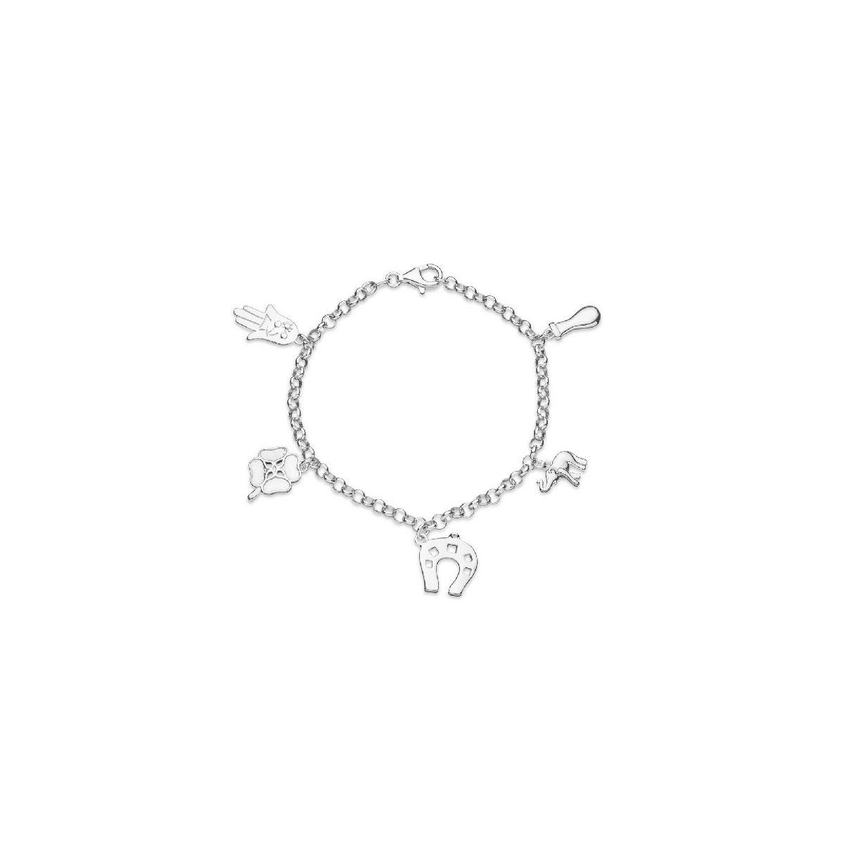 PULSERA DE LA SUERTE RODIO - PU4778