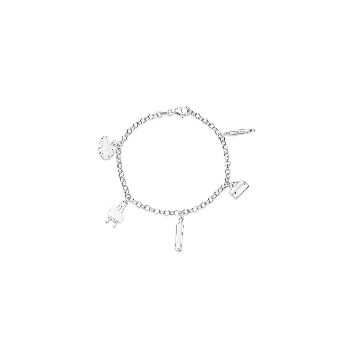 PULSERA DE LAS BELLAS ARTES RODIO - PU4787