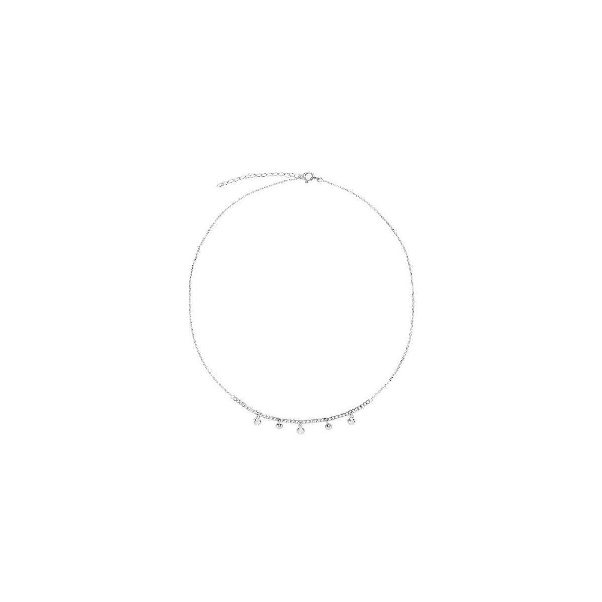 GARGANTILLA 2 BOLAS + 3 CHATONES - GA1393