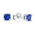 PENDIENTE CIRCONITA 4MM 4 GARRAS - PE4583/03