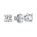 PENDIENTE CIRCONITA 4MM 4 GARRAS - PE4583/04
