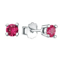 PENDIENTE CIRCONITA 4 MM 4 GARRAS - PE4583/13