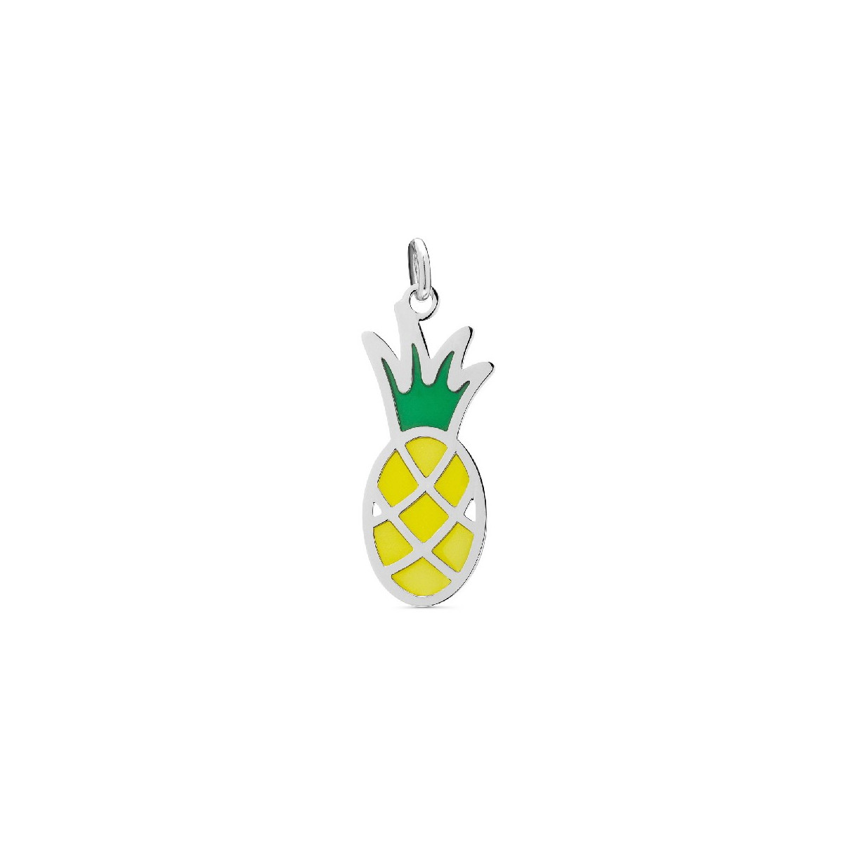 COLGANTE PIÑA ESMALTE, SIN CADENA - CO2735