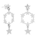 PENDIENTE ESTRELLA CIRCULO ESTRELLA - PE5466R