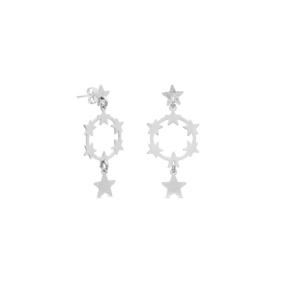 PENDIENTE ESTRELLA CIRCULO ESTRELLA - PE5466R