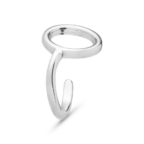 PENDIENTE EAR CUFF CIRCULO CALADO, SOLO UNA UNIDAD.  - PE5505