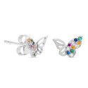 PEND. MARIPOSA MITAD LISA MITAD CZ MULTI - PE5536/24