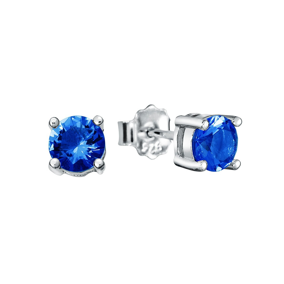 PENDIENTE CIRCONITA 6MM 4 GARRAS - PE4584/03