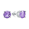 PENDIENTE CIRCONITA 8MM 4 GARRAS - PE4585/01