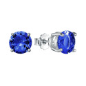 PENDIENTE CIRCONITA 8MM 4 GARRAS - PE4585/03
