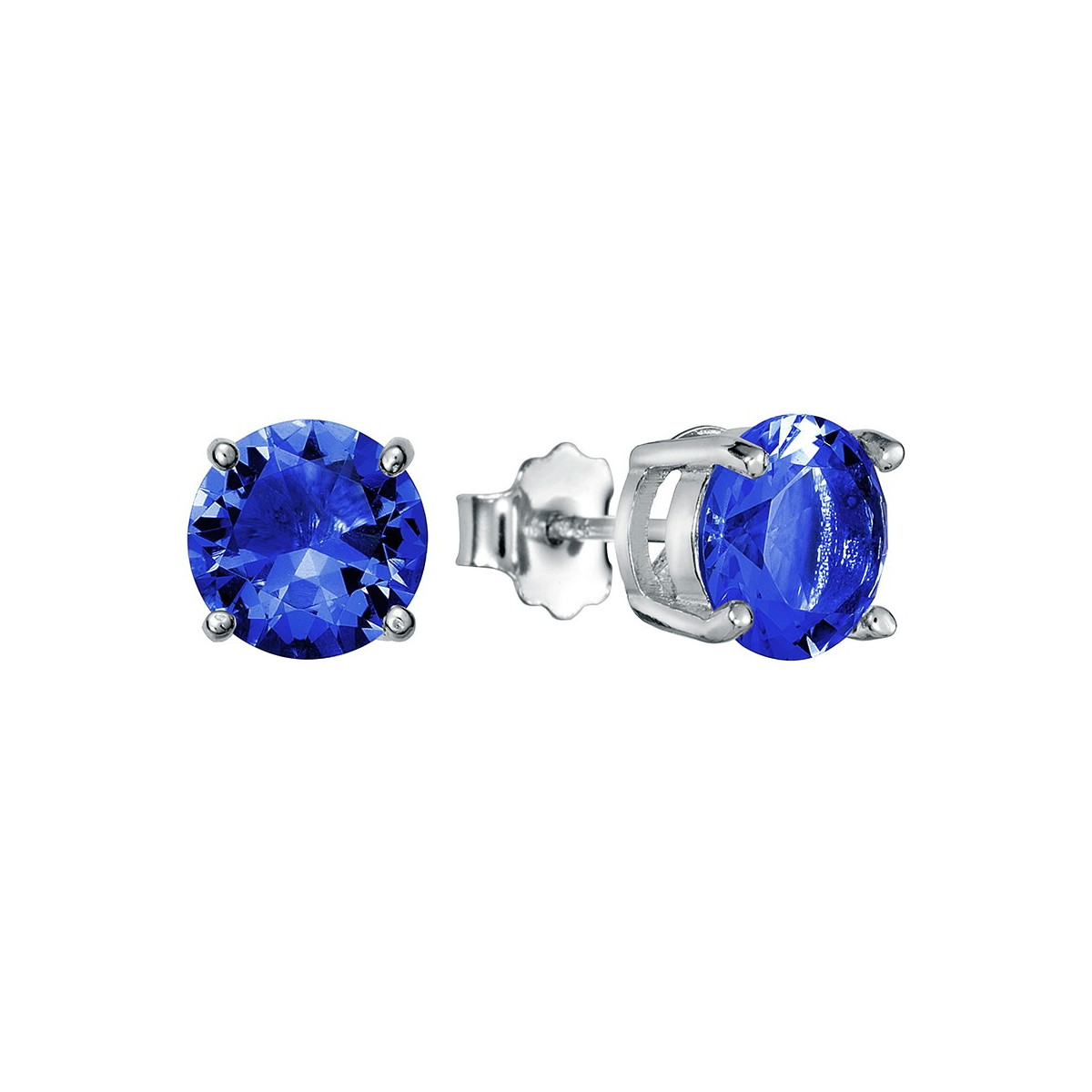 PENDIENTE CIRCONITA 8MM 4 GARRAS - PE4585/03