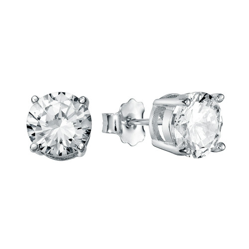 PENDIENTE CIRCONITA 8MM 4 GARRAS - PE4585/04