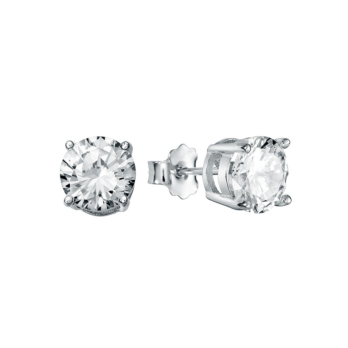 PENDIENTE CIRCONITA 8MM 4 GARRAS - PE4585/04