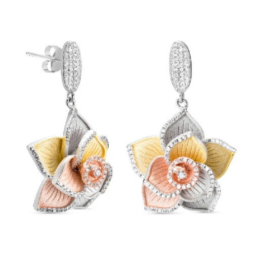 PENDIENTE FLOR PETALOS - PE5583