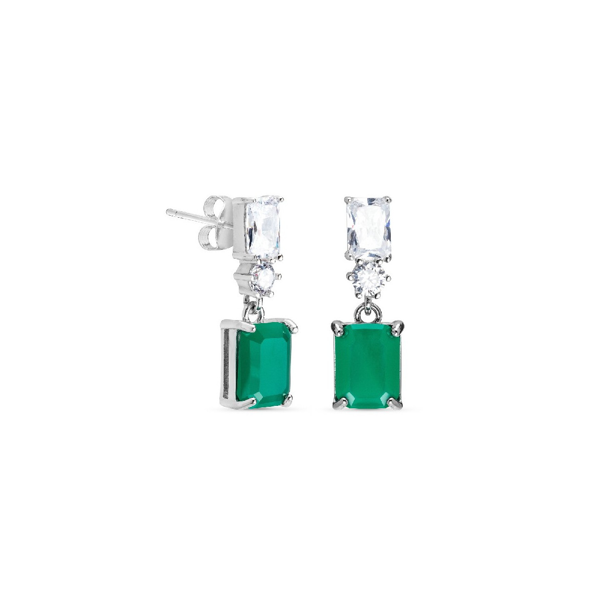 PENDIENTE RECTANGULAR, REDONDO+RECTANGULAR. - PE5608/23