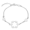 PULSERA CORAZONES CIRCULO + 2 CORAZONES - PU4817R