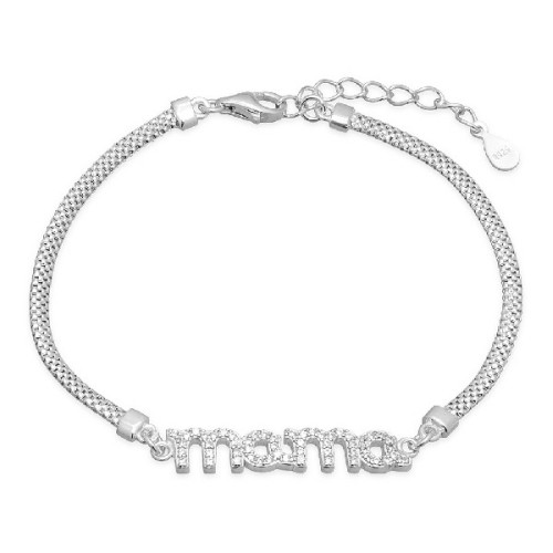 PULSERA MAMA CIRCONITA CENTRO CADENA HUECA - PU4886R