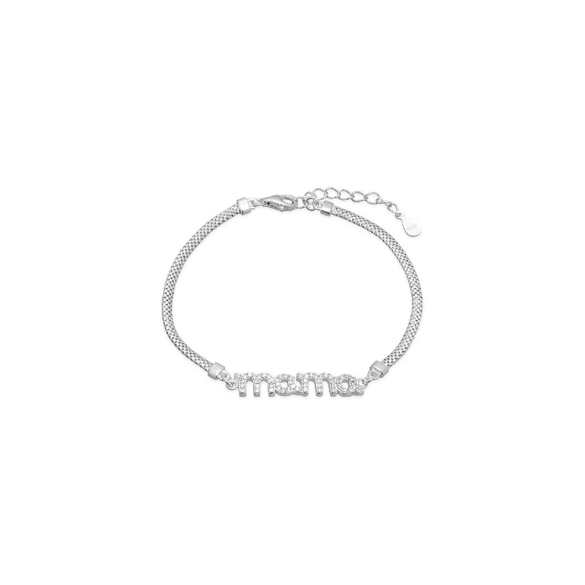 PULSERA MAMA CIRCONITA CENTRO CADENA HUECA - PU4886R