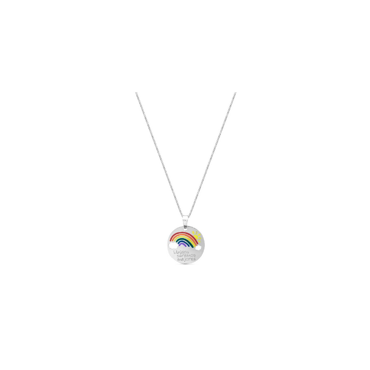COLGANTE ARCO IRIS, UNIDOS SEREMOS MEJORES. - CO2820R