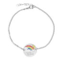 PULSERA ARCO IRIS, UNIDOS SEREMOS MEJORES. - PU4976R