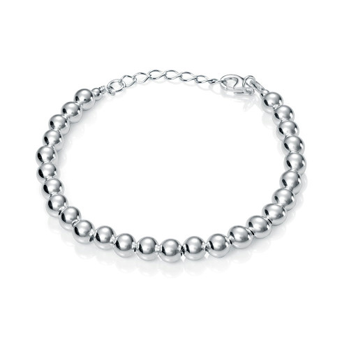 PULSERA BOLAS 6MM - 17+3 CM - PU1232