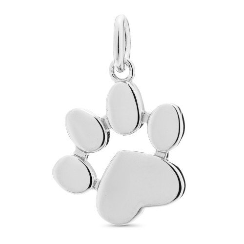 COLGANTE HUELLA PERRO PLATA LISA - CO2824