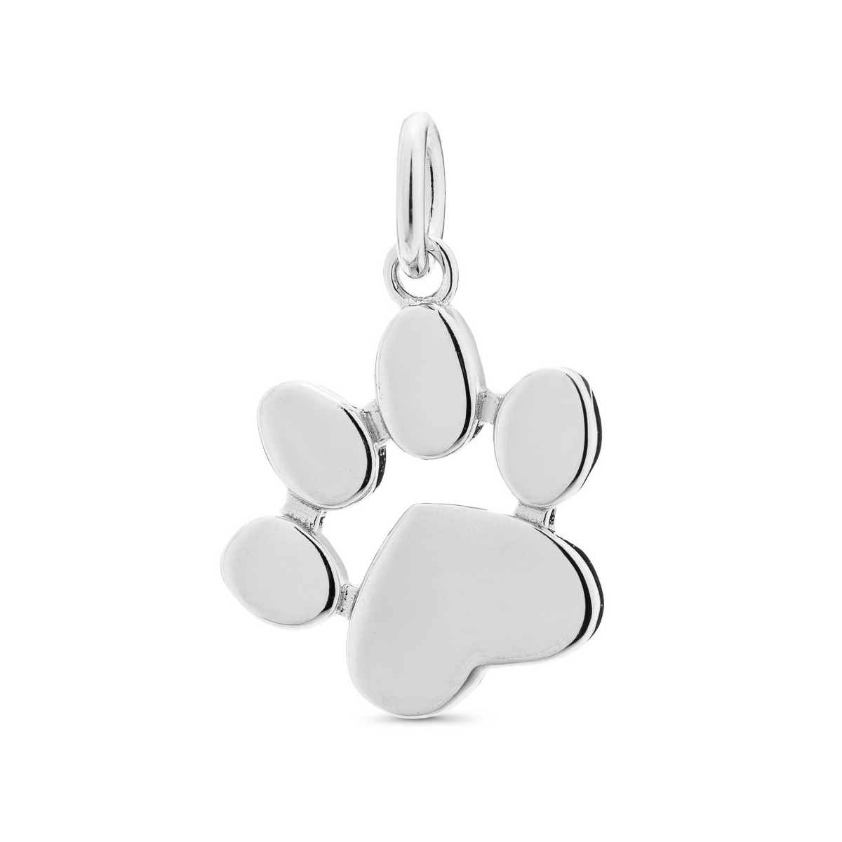 COLGANTE HUELLA PERRO PLATA LISA - CO2824