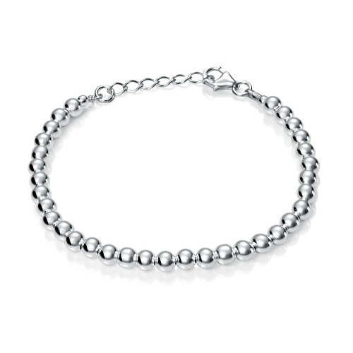 PULSERA PLATA BOLAS 5MM - PU1374