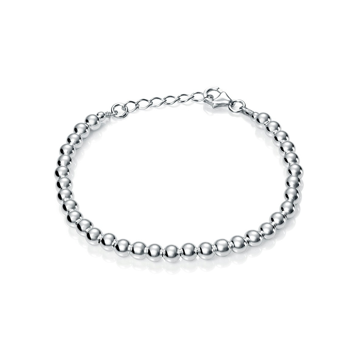 PULSERA PLATA BOLAS 5MM - PU1374