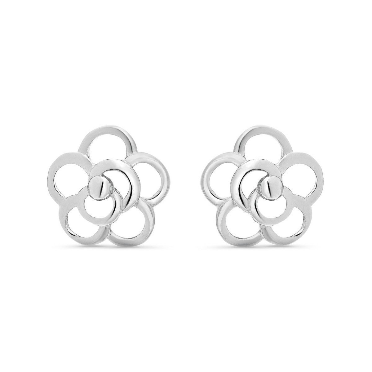 PENDIENTE FLOR CALADA T-3 - PE5743