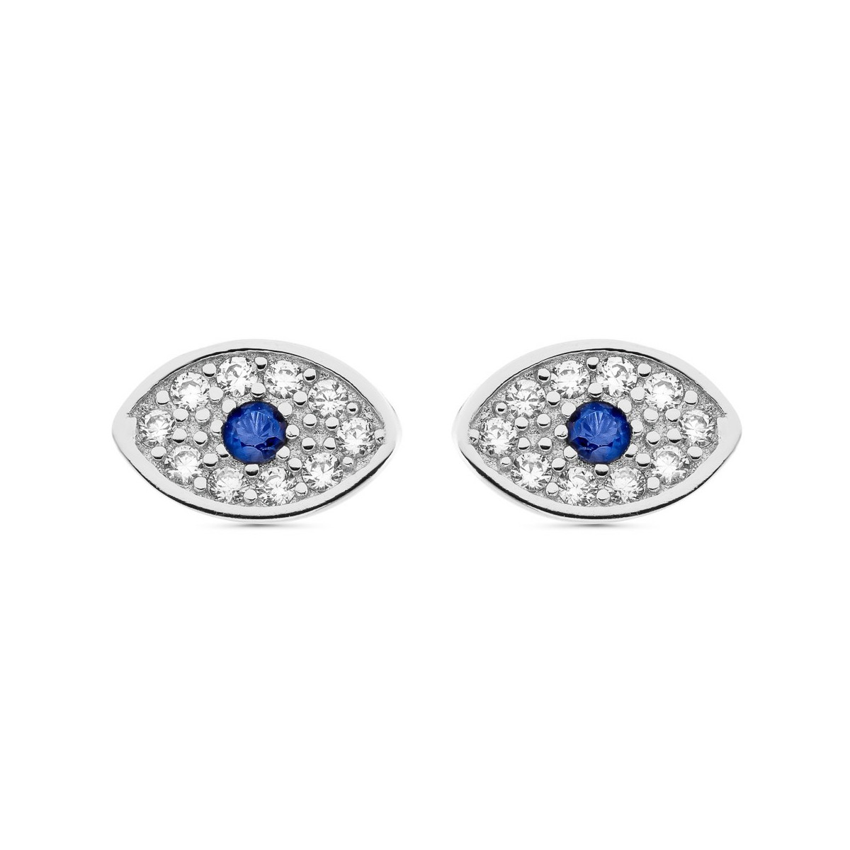 PENDIENTE OJO TURCO CIRCONITAS - PE5792